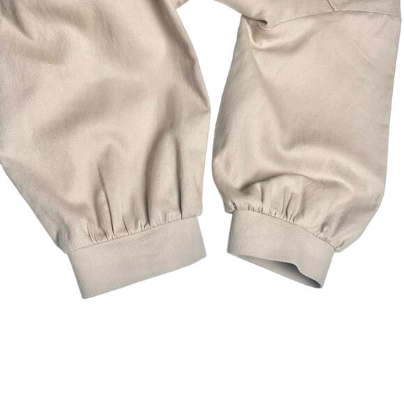 Cotton Brothers | Women | Beige Cotton Linen Blend Light Morning Jacket | Small - Picture 10 of 12